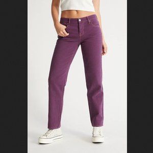 Pacsun Purple Low Rise Straight Jeans - 27